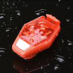 Multifunctional Outdoor Bicycling Running Warning Light Bicycle Taillight LED Back Clip Light, LED Back Clip Light(Black), LED Back Clip Light(Purple), LED Back Clip Light(Red), LED Back Clip Light(White)