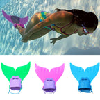 Mermaid Swim Fin Adjustable Diving Monofin Swimming Foot Flipper for Kids, Diving Monofin (Pink), Diving Monofin (Green), Diving Monofin (Blue)