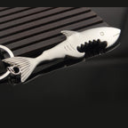 5 PCS Multi-function Shark Bottle Opener Key Chain Car Key Pendant, Size: 13.5x3cm, Shark shape