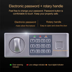 Deli Home Office Hotel Mini Electronic Security Lock Box Wall Cabinet Safety Box