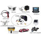 V780 Portable 0.5 inch OLED Large Screen Head-mounted HD Display, Support NTSC / PAL