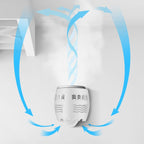 Portable Adjustable Mini USB Charging Air Convection Cycle Desktop Electric Fan Air Cooler, Support 2 Speed Control