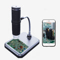 F210 HD 1080P WIFI 1000X Magnification Digital Microscope with 8 LED Light, F210 Silver