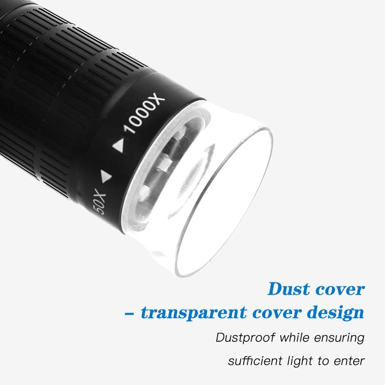 F210 HD 1080P WIFI 1000X Magnification Digital Microscope with 8 LED Light, F210 Silver