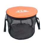 30L 4 in 1 PVC Outdoor Folding Double Drain Basket Camping Fishing Gear Bag