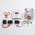 Recessed Wall in Type Flush Valve for Auto-induction Toilet, with Infrared Automatic Function DC AC, Automatic DC AC