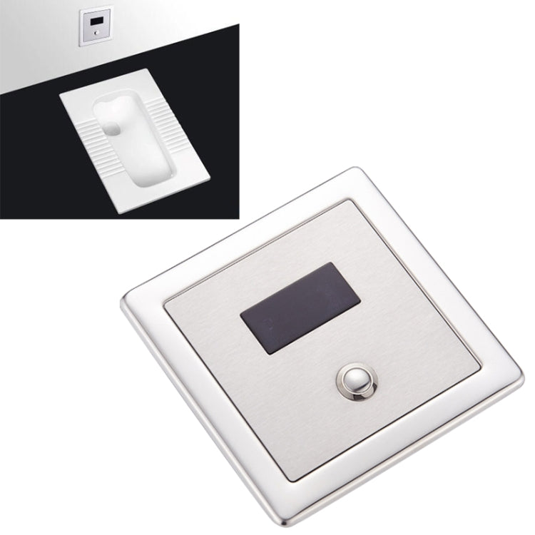 Recessed Wall in Type Flush Valve for Auto-induction Toilet, with Automatic and Manual Function DC AC, Automatic & Manual DC AC