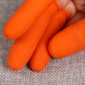 100pcs / Pack Antistatic Antislip Durable Fingertips Latex Protective Gloves, Size: M, 2.6*6.3cm, Size: M, 2.6*6.3cm