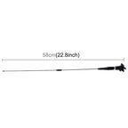 Universal Car Decoration Extensile Aerial Clip Side Car Modified To Remove Static Electricity Aerial, Length: 58cm, Length: 58cm