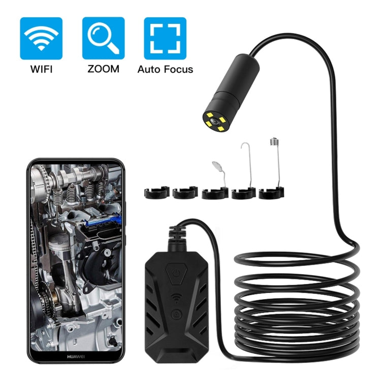 F230 IP68 Waterproof Autofocus WIFI Endoscope Inspection Camera, Length: 2m, Lens Diameter: 14mm, Length: 2m