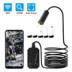 F230 IP68 Waterproof Autofocus WIFI Endoscope Inspection Camera, Length: 5m, Lens Diameter: 14mm, Length: 5m