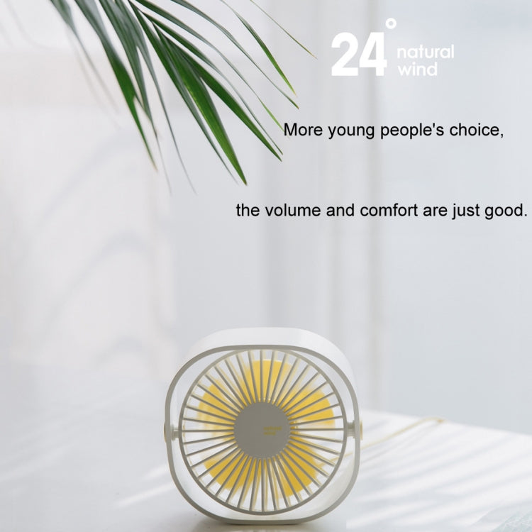 360 Degree Rotation  Wind 3 Speeds Mini USB Desktop Fan, Desktop Fan