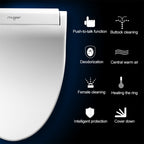 V Shape Multi-function Bathroom Automatic Cleaning Heating Intelligent Flush Toilet Cleaner Cover