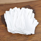 12 Pairs Labor Insurance Work Gloves, Cotton Single-sided, Cotton Single-sided
