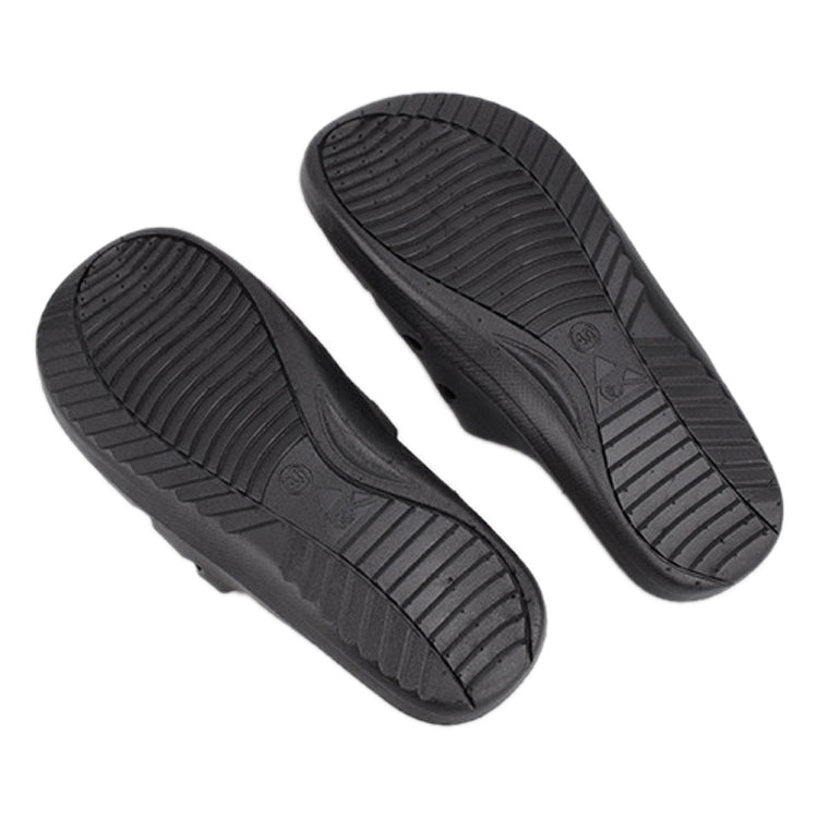 Anti-static Anti-skid Six-hole Slippers, Size: 40, Size: 40 (Black), Size: 42 (Black)