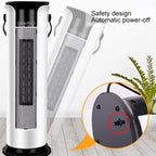Household Shaking Head Vertical Tower Fan Radiator Warmer Electric Heater Warm Air Blower, Remote Control Version, Remote Control Version