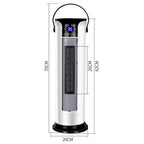 Household Shaking Head Vertical Tower Fan Radiator Warmer Electric Heater Warm Air Blower, Remote Control Version, Remote Control Version