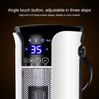 Household Shaking Head Vertical Tower Fan Radiator Warmer Electric Heater Warm Air Blower, Remote Control Version, Remote Control Version