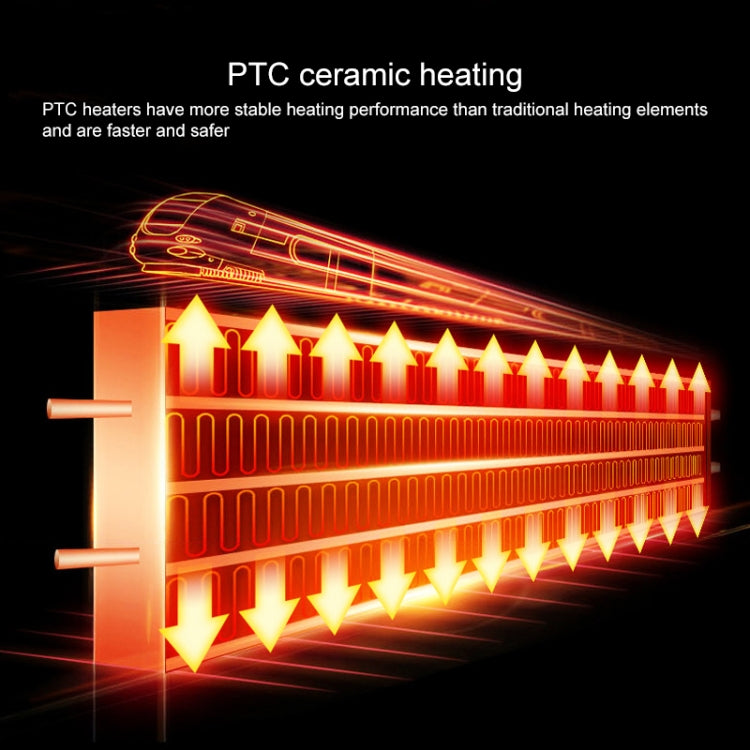 Household Shaking Head Vertical Tower Fan Radiator Warmer Electric Heater Warm Air Blower, Remote Control Version, Remote Control Version