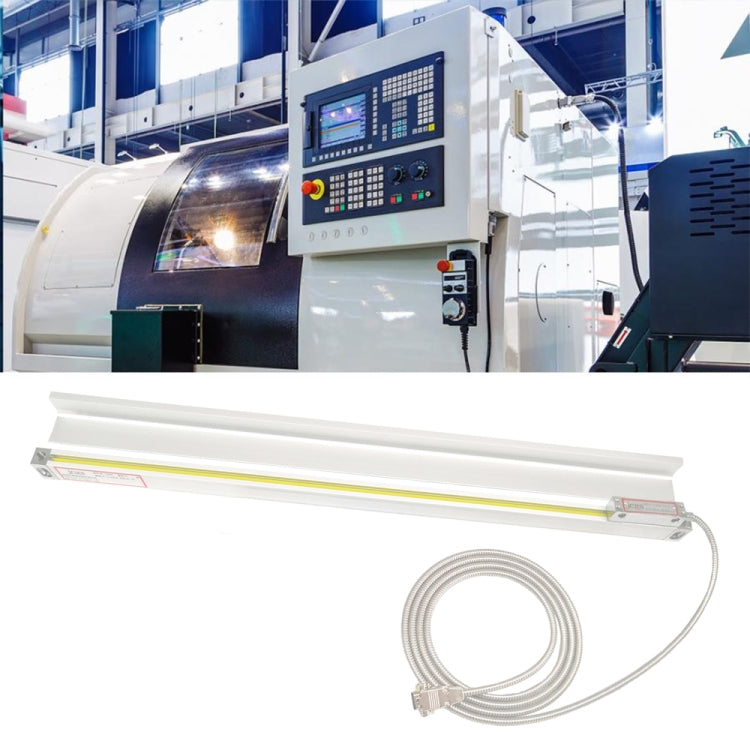 200mm Measuring Range Milling Lathe Digital Readout Encoder Grating Electronic Ruler Linear Scale, 200mm
