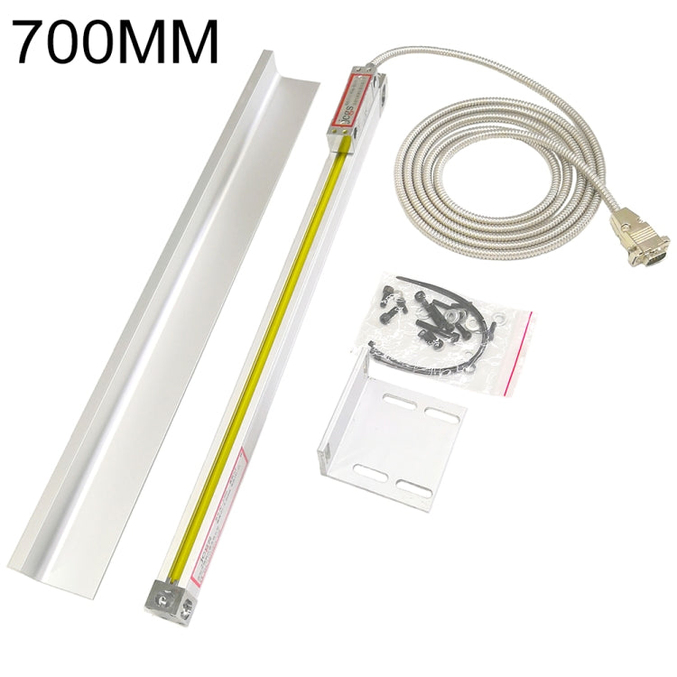 700mm Measuring Range Milling Lathe Digital Readout Encoder Grating Electronic Ruler Linear Scale, 700mm