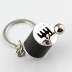Six-speed Manual Shift Gear Keychain Key Ring Holder