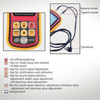 BENETECH GM130 Ultrasonic Thickness Meter Tester Gauge, Measure Range: 1.00~300.0mm, GM130