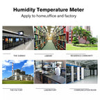 BENETECH GM1360 LCD Probe Industry Digital Humidity & Temperature Meter, GM1360