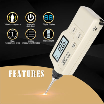 Wintact WT63A Vibration Meter Digital Tester Vibrometer Analyzer Acceleration Velocity, Wintact WT63A, WT63A