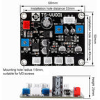 TR-35W VU Meter Power AMP Amplifier DB Table Audio Level Head Meter Sound Pressure Meter, TR-35W