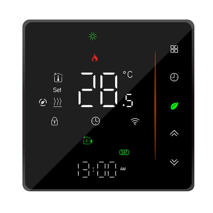 BHT-006GALW 95-240V AC 5A Smart Home Heating Thermostat for EU Box, Control Water Heating with Only Internal Sensor & WiFi Connection, BHT-006GALW