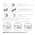 BHT-006GCLW 95-240V AC 5A Smart Home Heating Thermostat for EU Box, Control Boiler Heating with Only Internal Sensor, WiFi, BHT-006GCLW