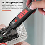 HABOTEST HT89 Contact Type High-sensitivity LCD Digital Display Sound and Light Alarm Test Pen, HT89