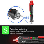 HABOTEST HT100 High-sensitivity LCD Digital Display Sound and Light Alarm Test Pen, HT100