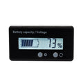 H6133 12V-84V Lead-acid Battery Voltage Tester Percentage Voltmeter Gauge Lithium Battery Status Monitor, 12V-84V White Light, 12V-84V Blue Light, 12V-84V Green Light