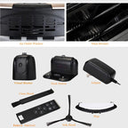 TOCOOL TC-450 Smart Vacuum Cleaner Touch Display Household Sweeping Cleaning Robot with Remote Control