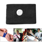 Physical Method Carsickness Prevention Antiemetic Polyester Wristband, One Pair, Grey, Blue, Red, White, Yellow, Black, Orange, Pink, Green
