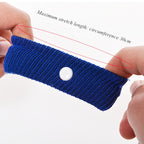 Physical Method Carsickness Prevention Antiemetic Polyester Wristband, One Pair, Grey, Blue, Red, White, Yellow, Black, Orange, Pink, Green