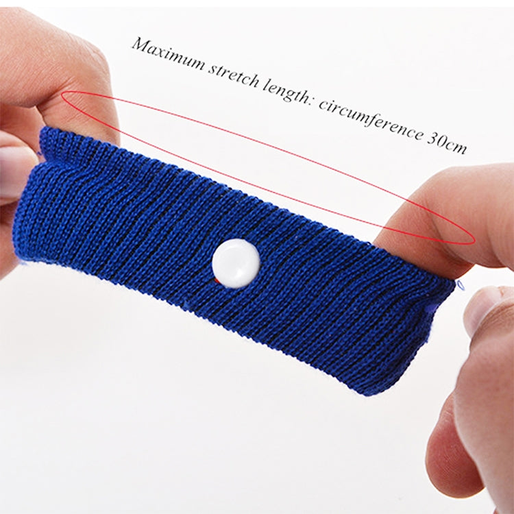 Physical Method Carsickness Prevention Antiemetic Polyester Wristband, One Pair, Grey, Blue, Red, White, Yellow, Black, Orange, Pink, Green