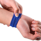 Physical Method Carsickness Prevention Antiemetic Polyester Wristband, One Pair, Grey, Blue, Red, White, Yellow, Black, Orange, Pink, Green