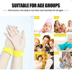 Physical Method Carsickness Prevention Antiemetic Polyester Wristband, One Pair, Grey, Blue, Red, White, Yellow, Black, Orange, Pink, Green