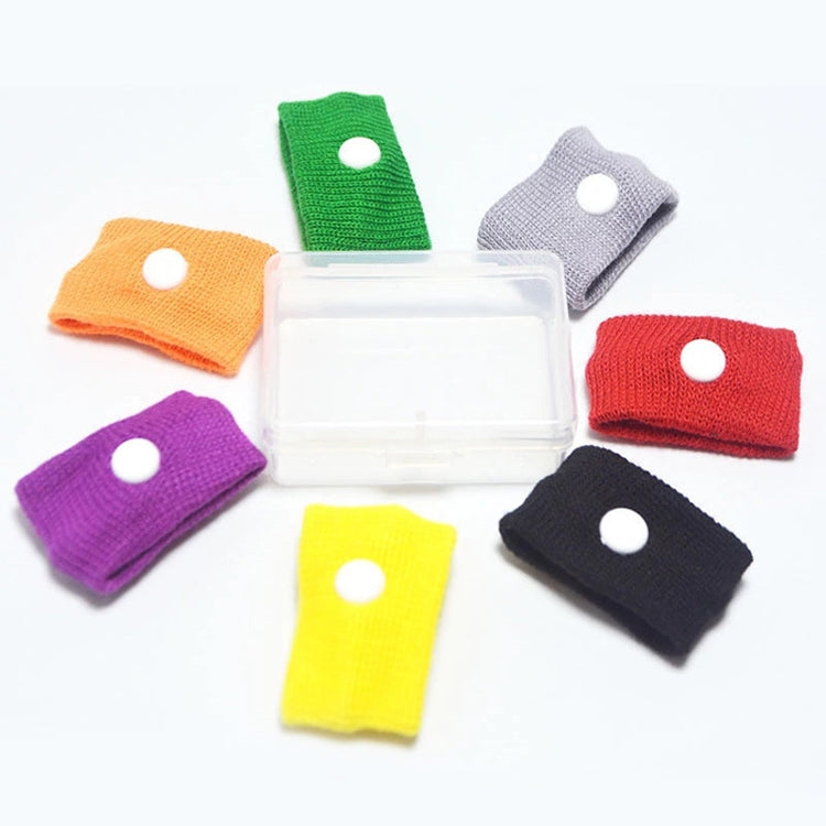 Physical Method Carsickness Prevention Antiemetic Polyester Wristband, One Pair, Grey, Blue, Red, White, Yellow, Black, Orange, Pink, Green