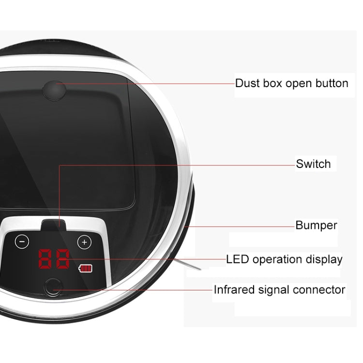FD-3RSW(IIB)CS 1000Pa Large Suction Smart Household Vacuum Cleaner Clean Robot, FD-3RSW(IIB)CS