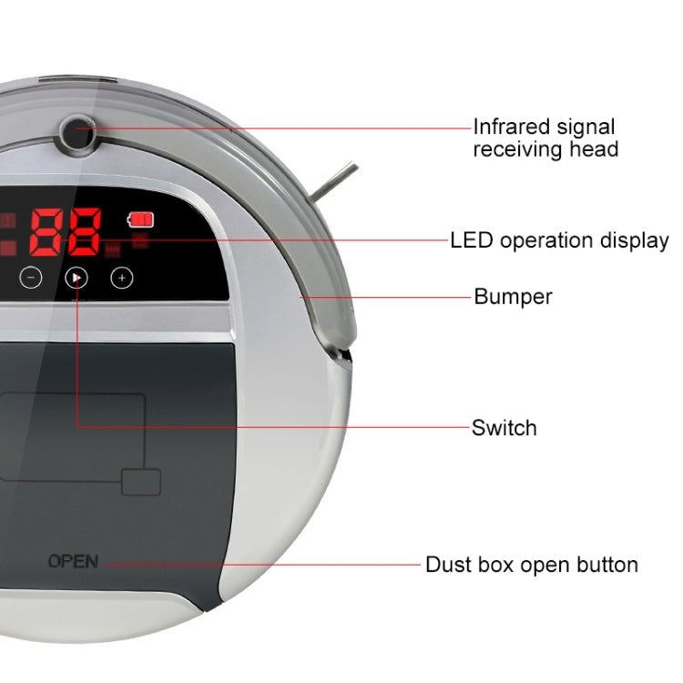 FD-3RSW(IIC)CS 1000Pa Large Suction Smart Household Vacuum Cleaner Clean Robot, FD-3RSW(IIC)CS