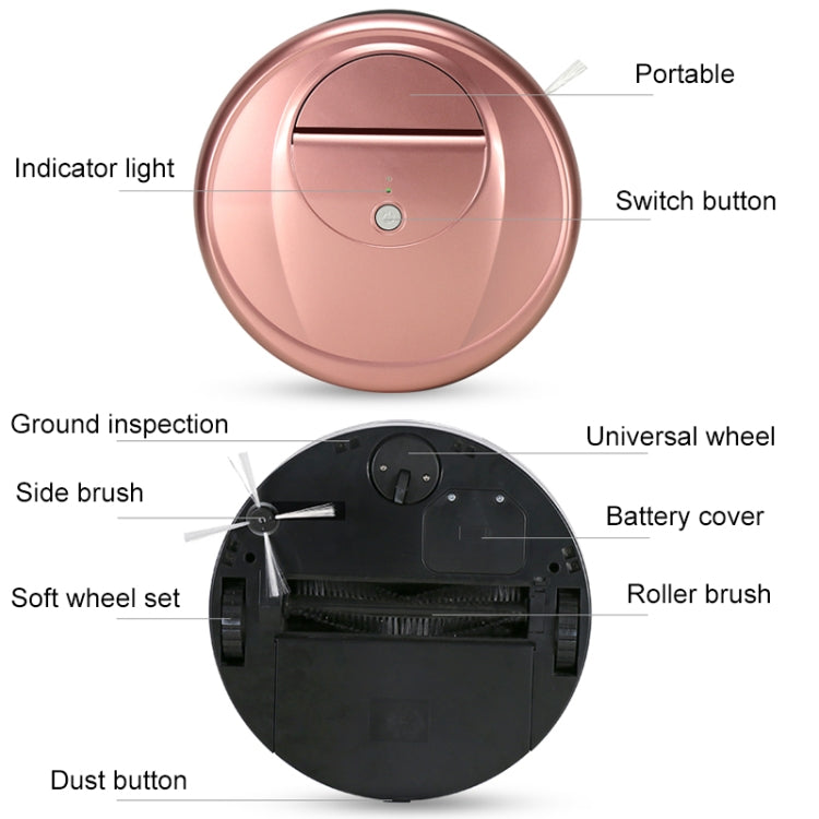 FD-RSW(D) Smart Household Sweeping Machine Cleaner Robot, FD-RSW(D) Grey