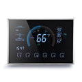 BHP-8000-B 3H2C Smart Home Heat Pump Round Room Mirror Housing Thermostat without WiFi, AC 24V, without WiFi