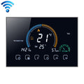 BHT-8000-GALW Control Water Heating Energy-saving and Environmentally-friendly Smart Home Negative Display LCD Screen Round Room Thermostat with WiFi, with WiFi