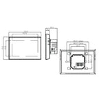 BHT-8000-GC Controlling Water/Gas Boiler Heating Energy-saving and Environmentally-friendly Smart Home Negative Display LCD Screen Round Room Thermostat without WiFi, without WiFi Black, without WiFi White
