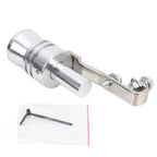Universal Aluminum Turbo Sound Exhaust Muffler Pipe Whistle Car Simulator Whistler, Size: L, Size: L