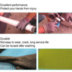 Comfortable Non-slip Wear-resistant Nitrile Rubber Electrician Working Gloves, Size: M, M